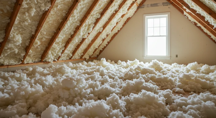 blown-in insulation